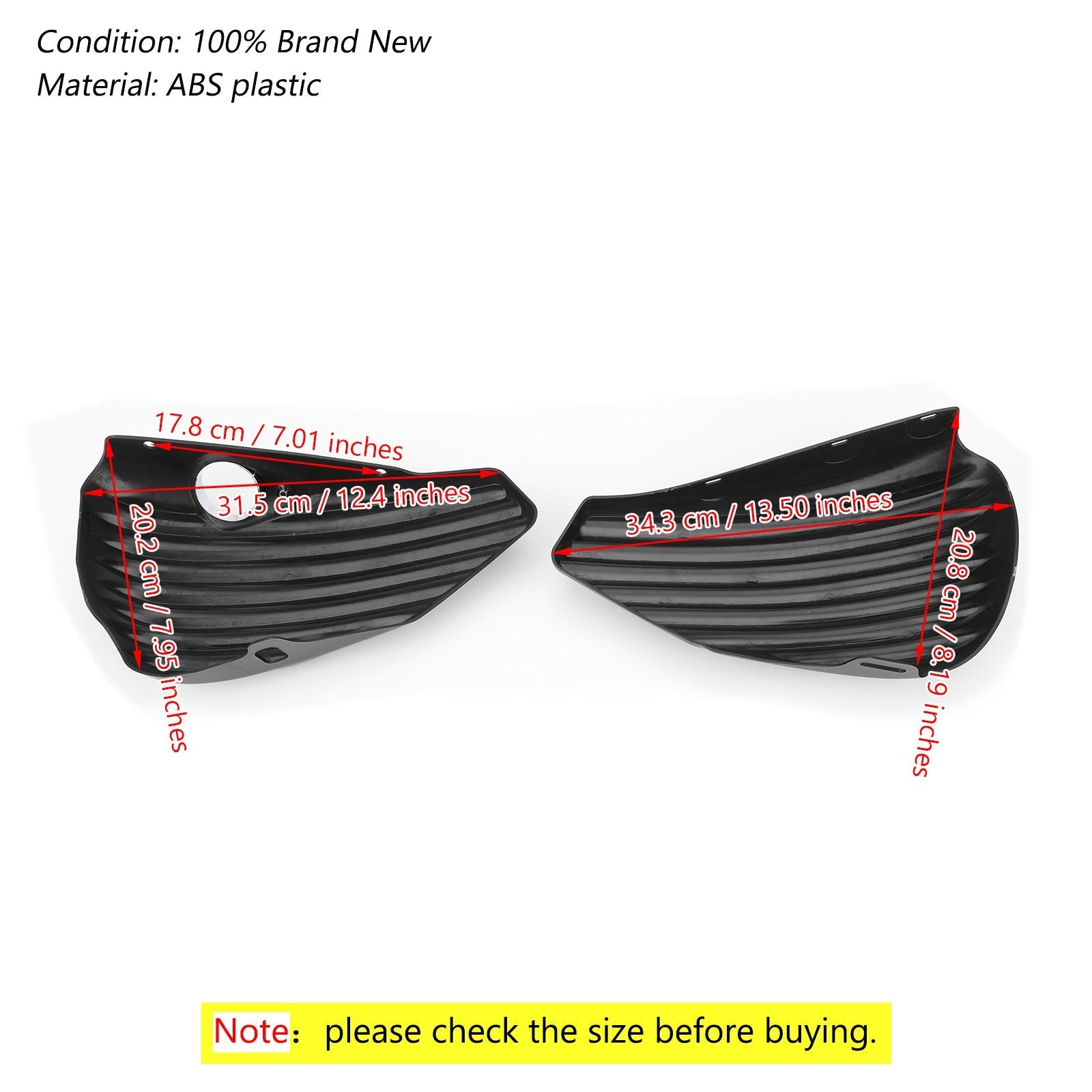 1 paire de couvercle latéral de batterie pour Sportster 2004-2013 XL883 XL1200 1200 883 48 72 générique