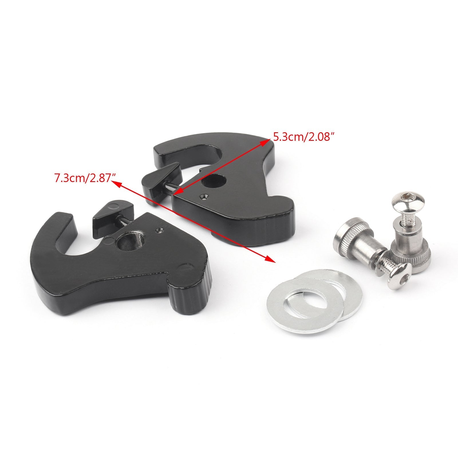 Kit chiusura a rotazione con serratura per Sissy Bar Touring, Softail, Sportster generico
