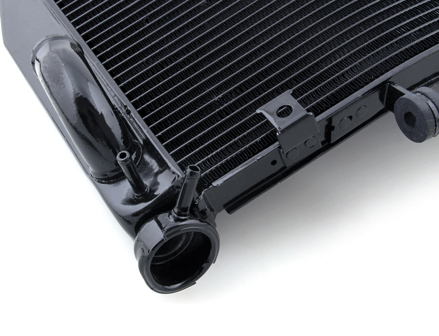 Protector de rejilla de radiador para Kawasaki ZX6R ZX 6R 2007-2008 negro genérico