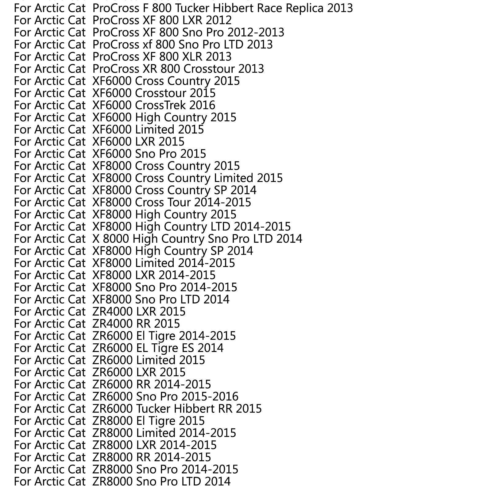 Aandrijfriem 0627-083 voor Arctic Cat FM 800 6000 ProCross XF 8000 ZR6000 Limited Generiek