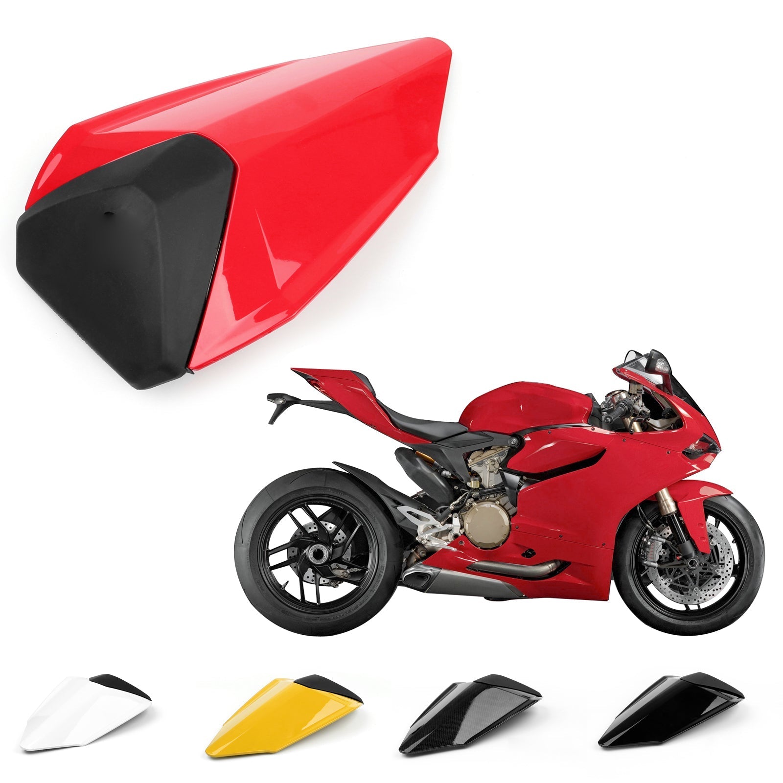 Achterbankafdekking voor Ducati 899 1199 Panigal 2012-2015 Generiek