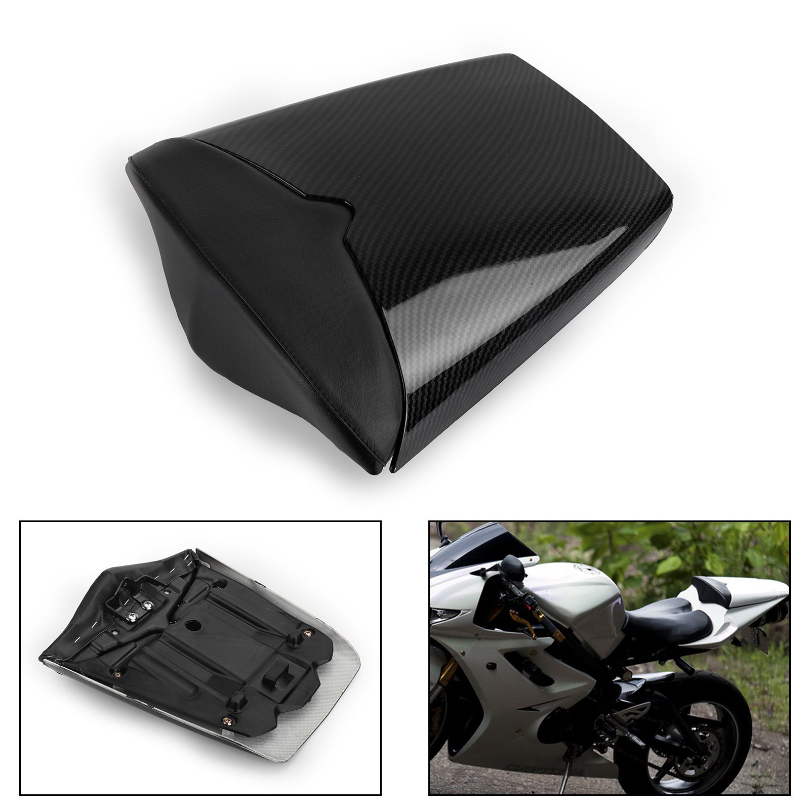 2006-2012 Triumph Daytona 675 Housse de carénage de capot de selle passager arrière