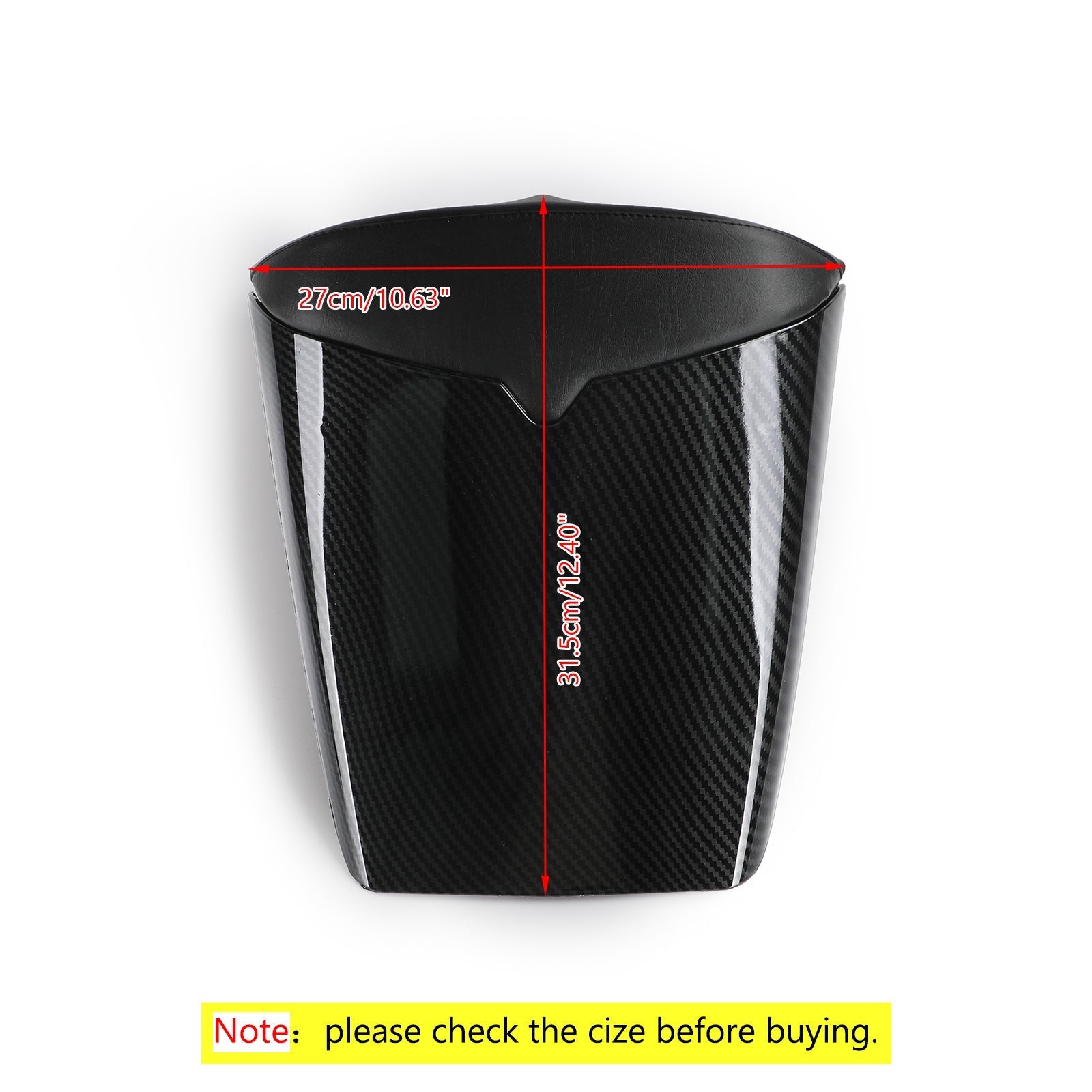 2006-2012 Triumph Daytona 675 Housse de carénage de capot de selle passager arrière