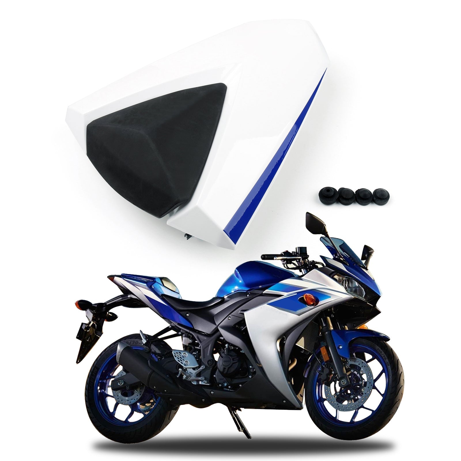Capot de couverture de siège arrière ABS pour Yamaha YZF R25 2013-2021 R3 2015-2021 MT-03 2014 générique