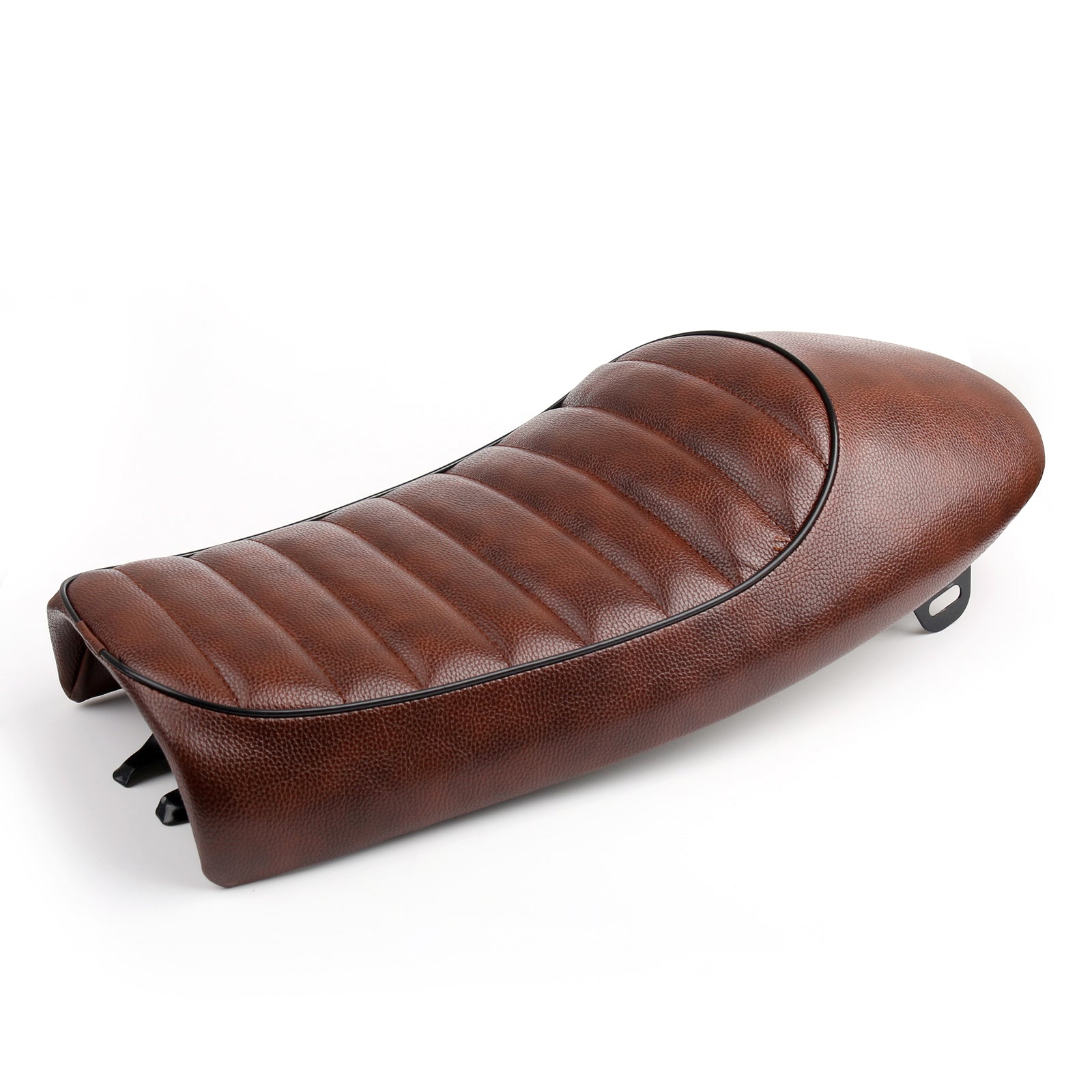 Siège de moto universel à bosse plate Cafe Racer Vintage Brat Scrambler générique