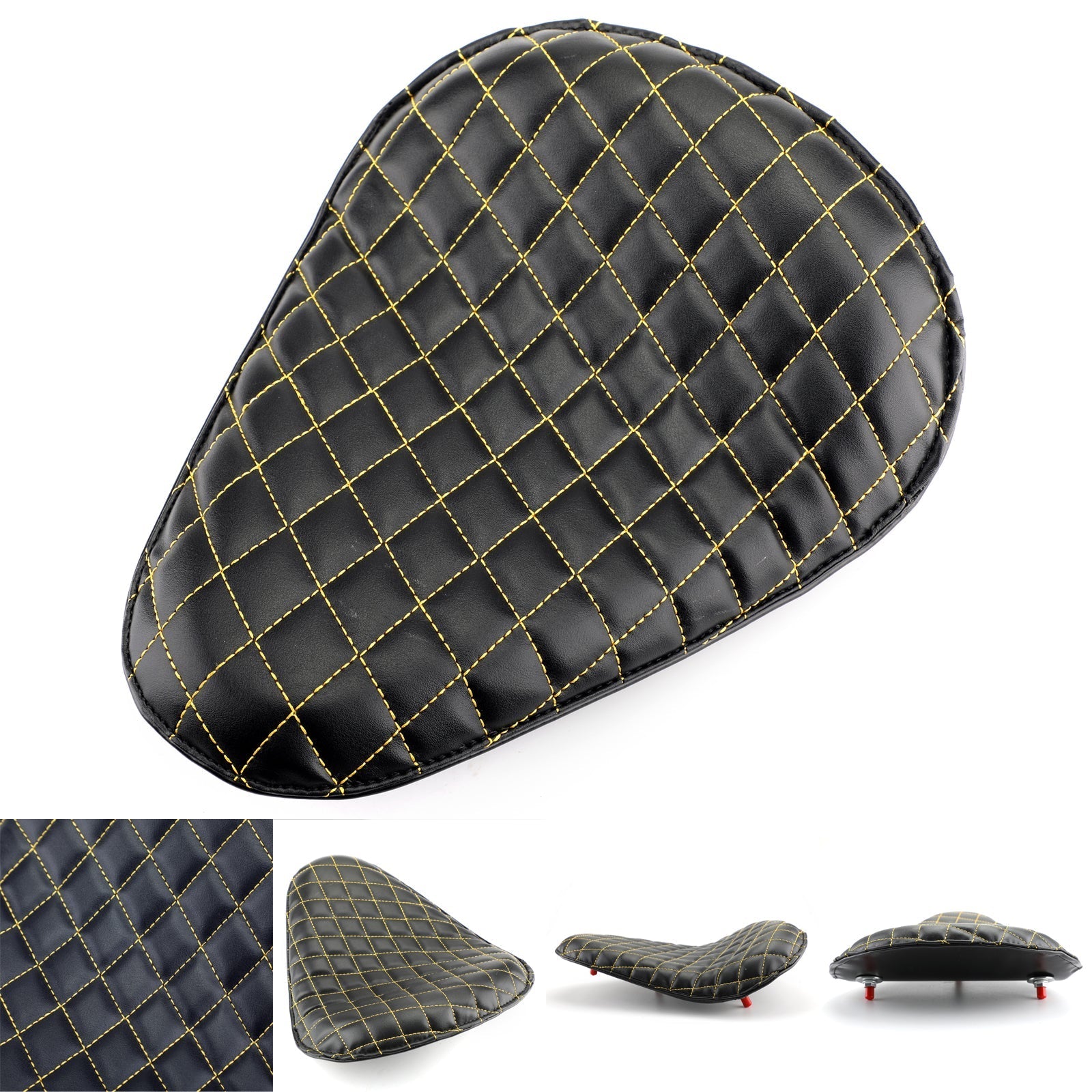 Motorfiets solozadel voor Yamaha V Star Chopper Bobber Harley Cafe Generic Racer