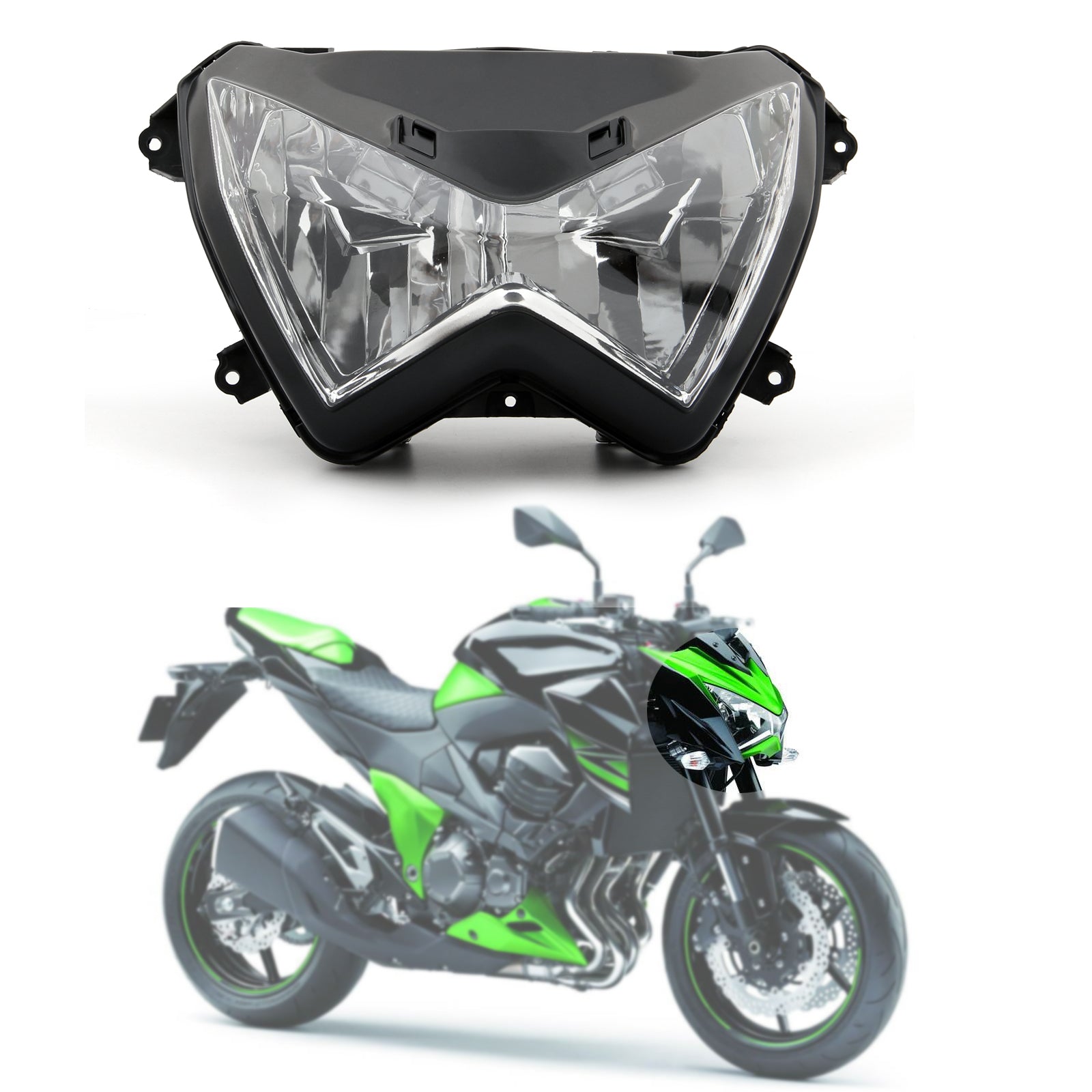 Conjunto de faros delanteros para Kawasaki Z800 2013-2014 2012 genérico