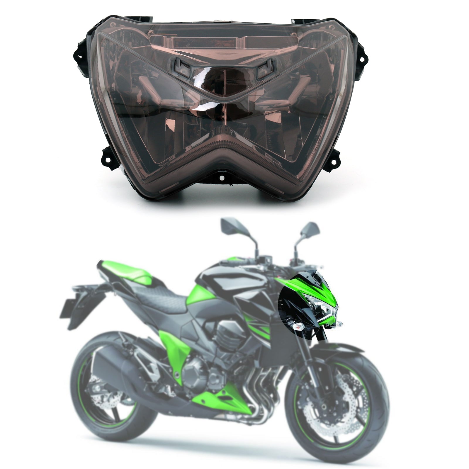 Conjunto de faros delanteros para Kawasaki Z800 2013-2014 2012 genérico