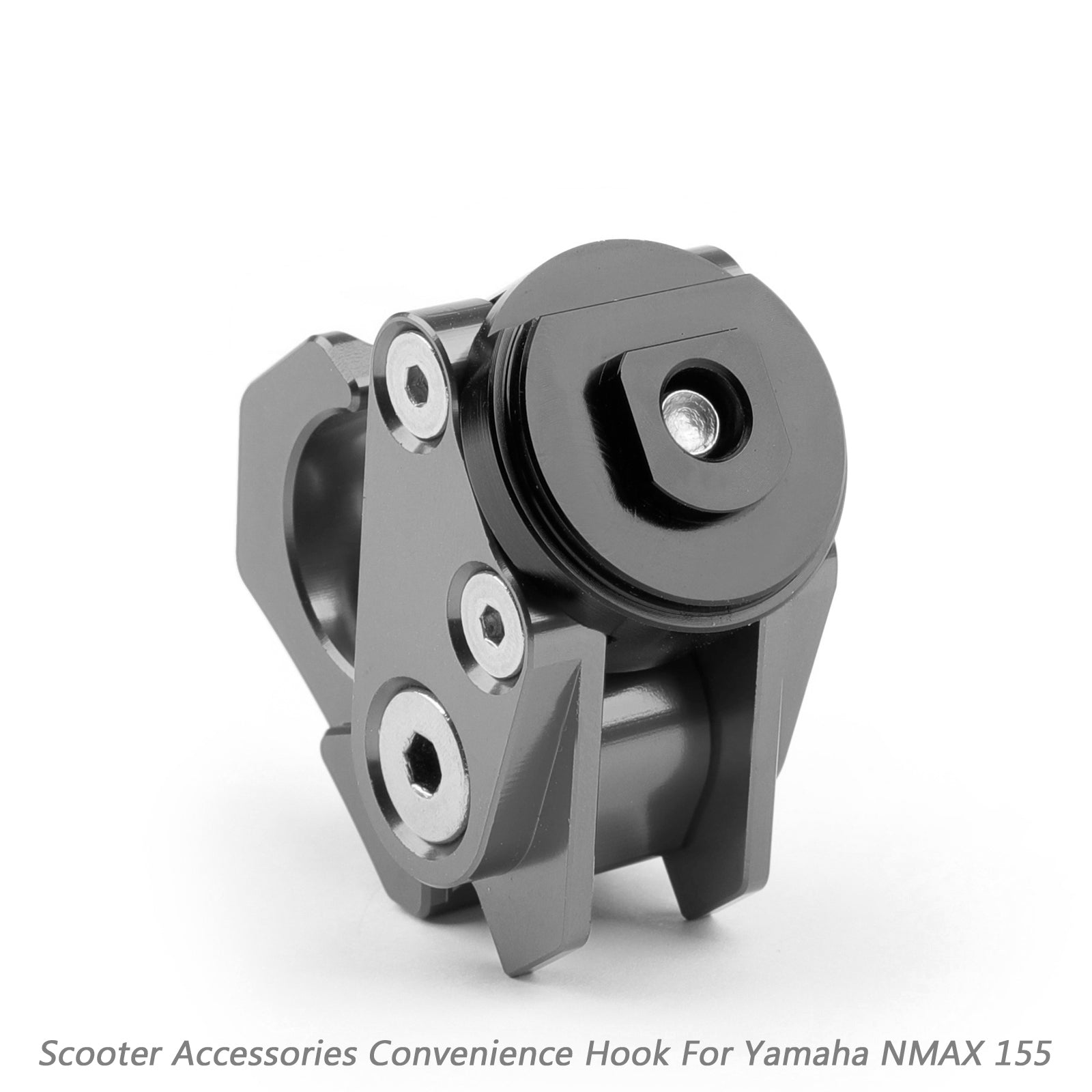 Gancio del supporto per elmetto di trasporto in lega di alluminio CNC per Yamaha Nmax 155 Generico