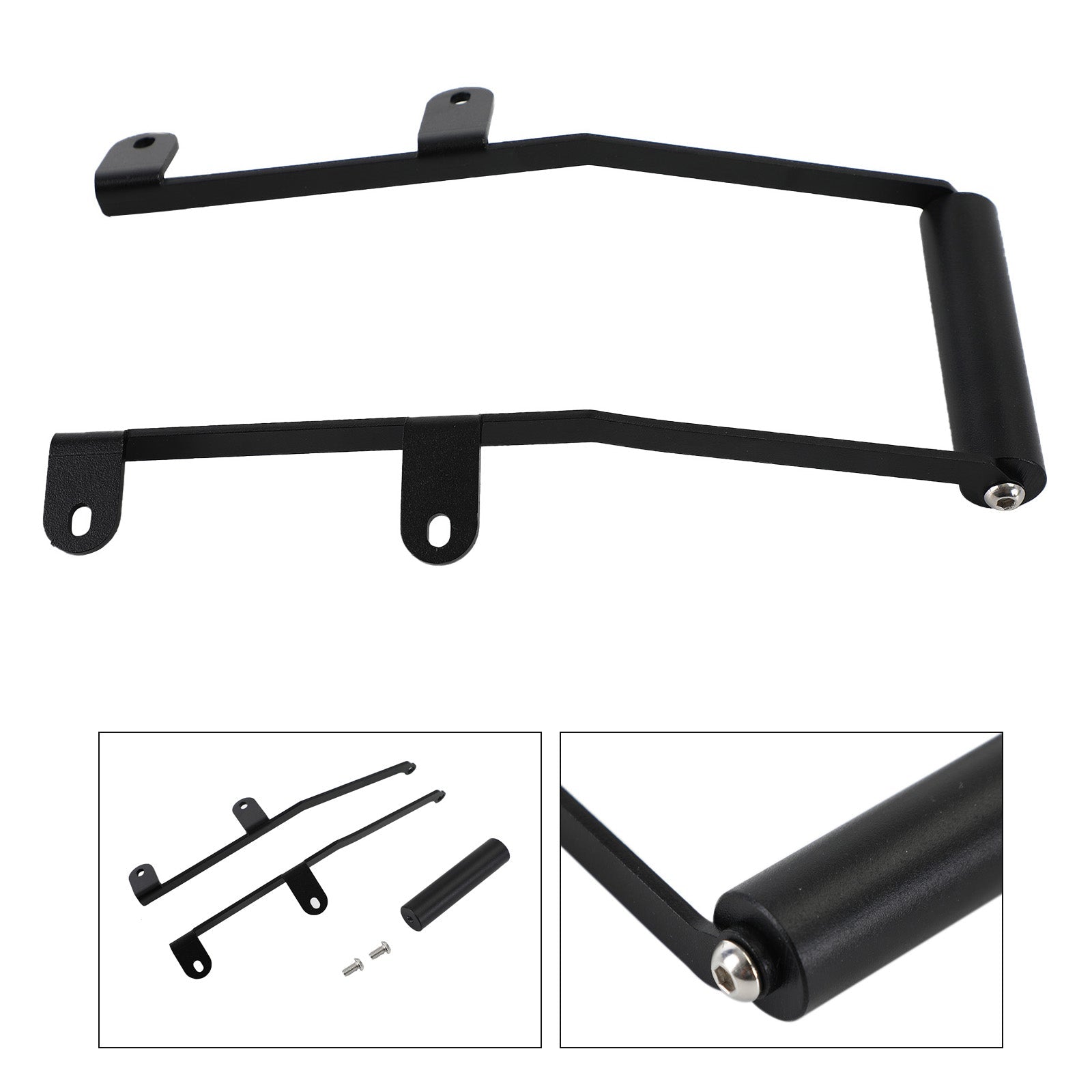 Support de fixation pour smartphone/GPS pour pare-brise noir pour Honda NC750X 16-2020