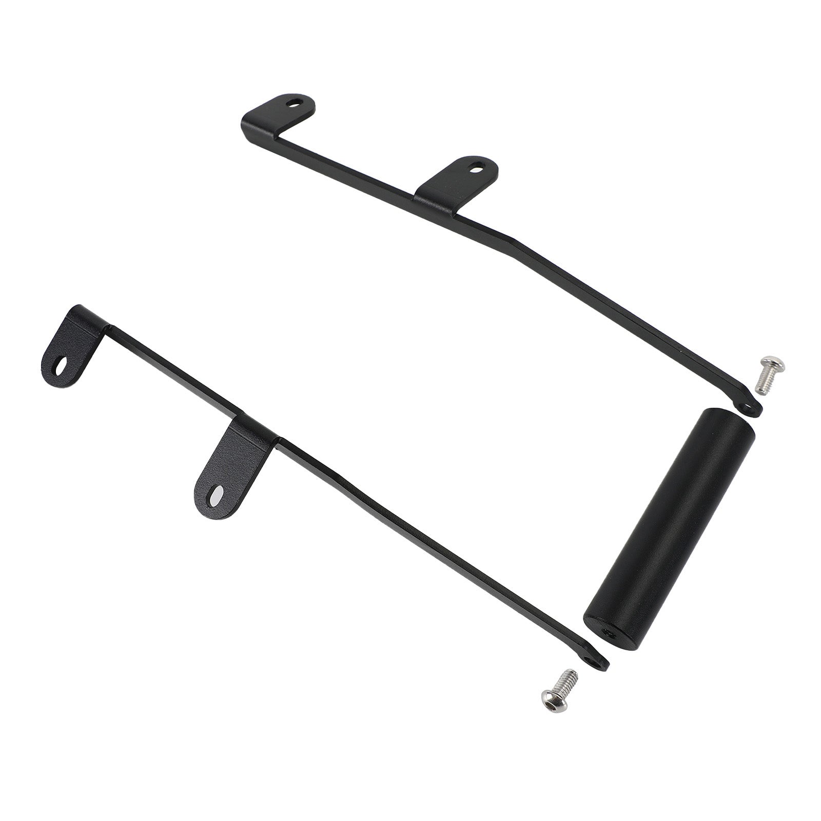 Staffa di montaggio smartphone/GPS per parabrezza nero per Honda NC750X 16-2020