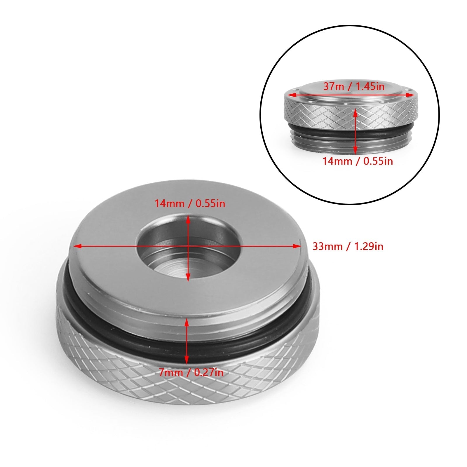 Alumiinimoottorin öljyn täyttökorkki BMW R1250 GS Adventure R 1250 R/RT/RS 2019-2021