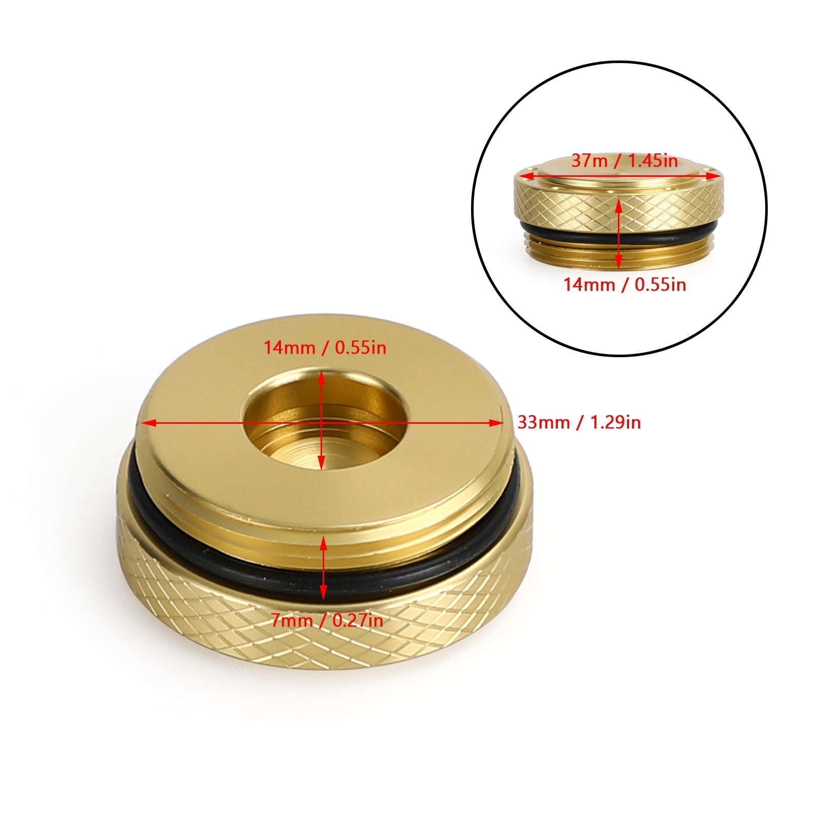 Alumiinimoottorin öljyn täyttökorkki BMW R1250 GS Adventure R 1250 R/RT/RS 2019-2021