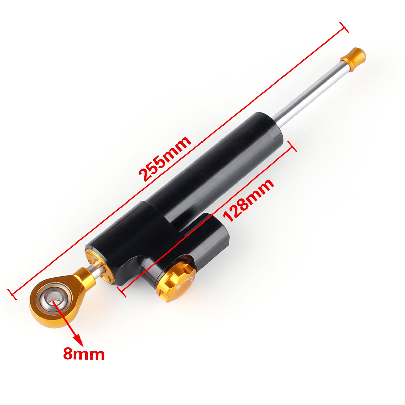 Stabilizzatore di ammortizzatore di direzione per Kawasaki Ninja 250 EX250 2008-2012 Generico
