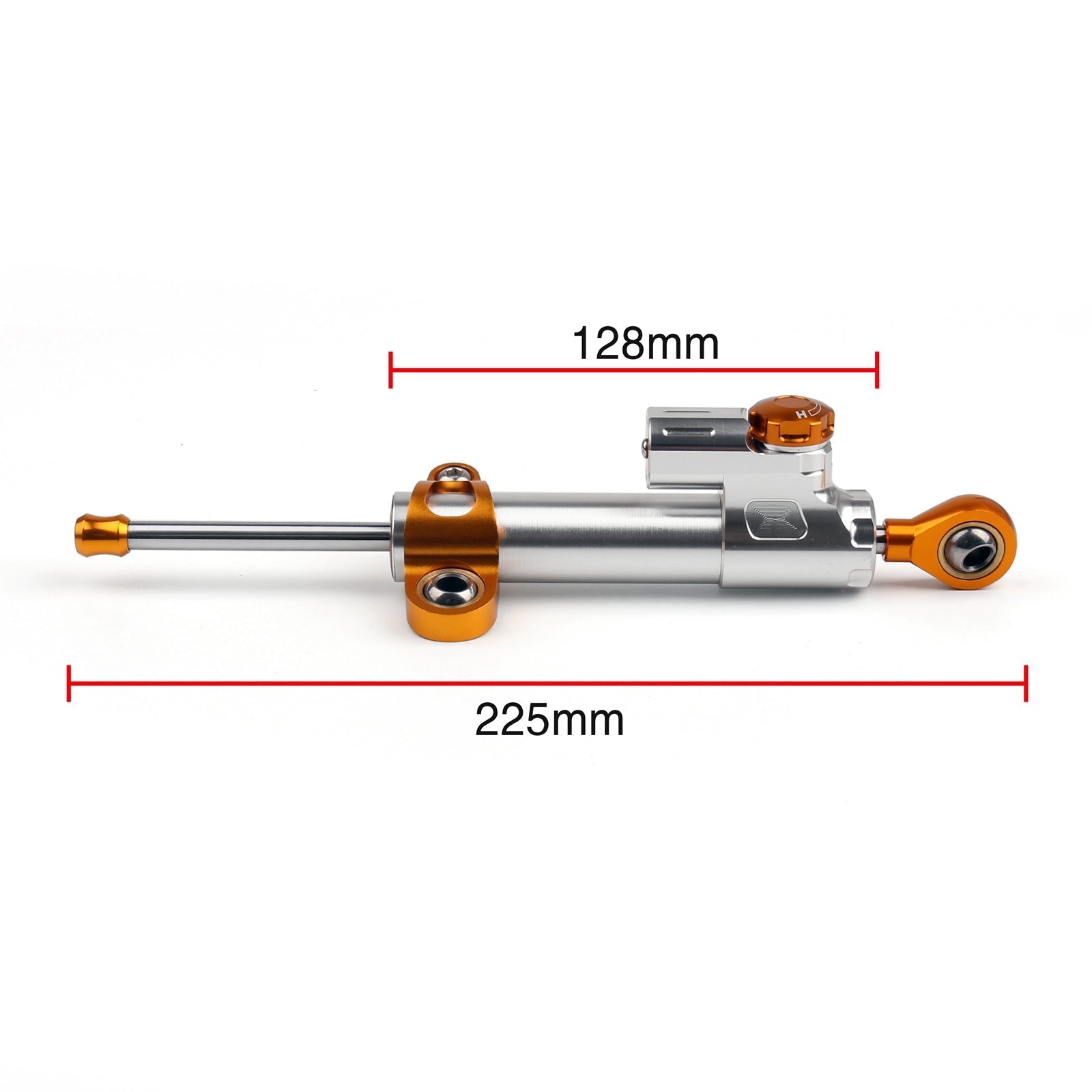 Stabilizzatore di ammortizzatore di direzione per Kawasaki Ninja 250 EX250 2008-2012 Generico