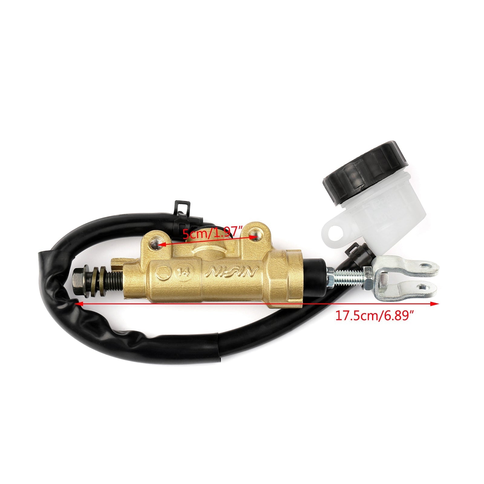 Serbatoio fluido pompa freno posteriore per Yamaha YZ125 YZ250 DT200 TTR250 generico