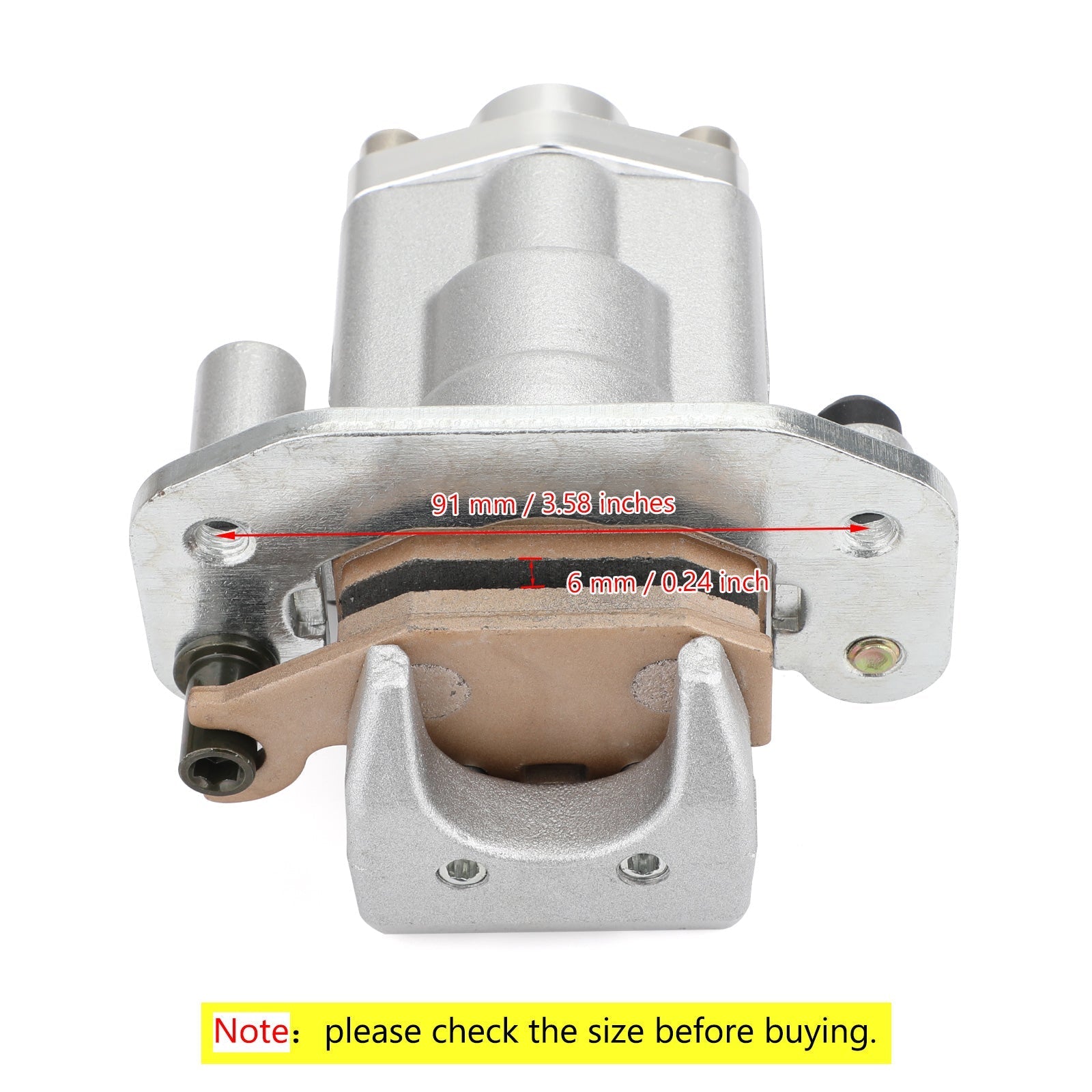 Zadnja zavorna čeljust za Yamaha ATV Raptor 700 700R YFM700R 2006-2012 z generičnimi trombociti