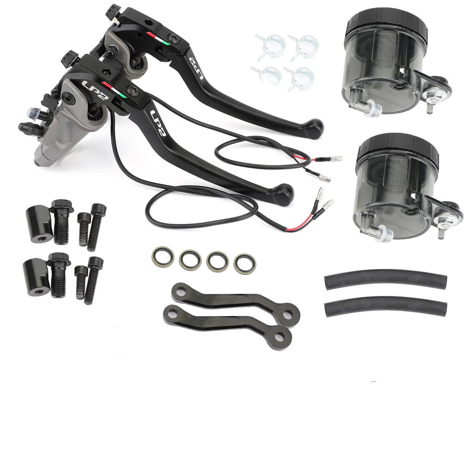 1 Pair Brake Master Cylinder For Kawasaki ZX7R ZX9 ZX11 ZX1100 ZX14R ZZR1400