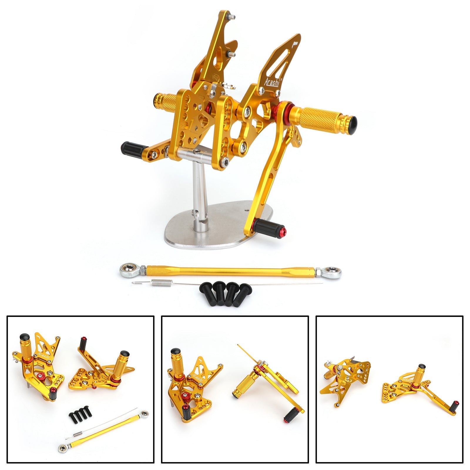 Commandes reculées Repose-pieds arrière réglables pour Suzuki GSXR1000 GSXR 1000 2005-2006 générique