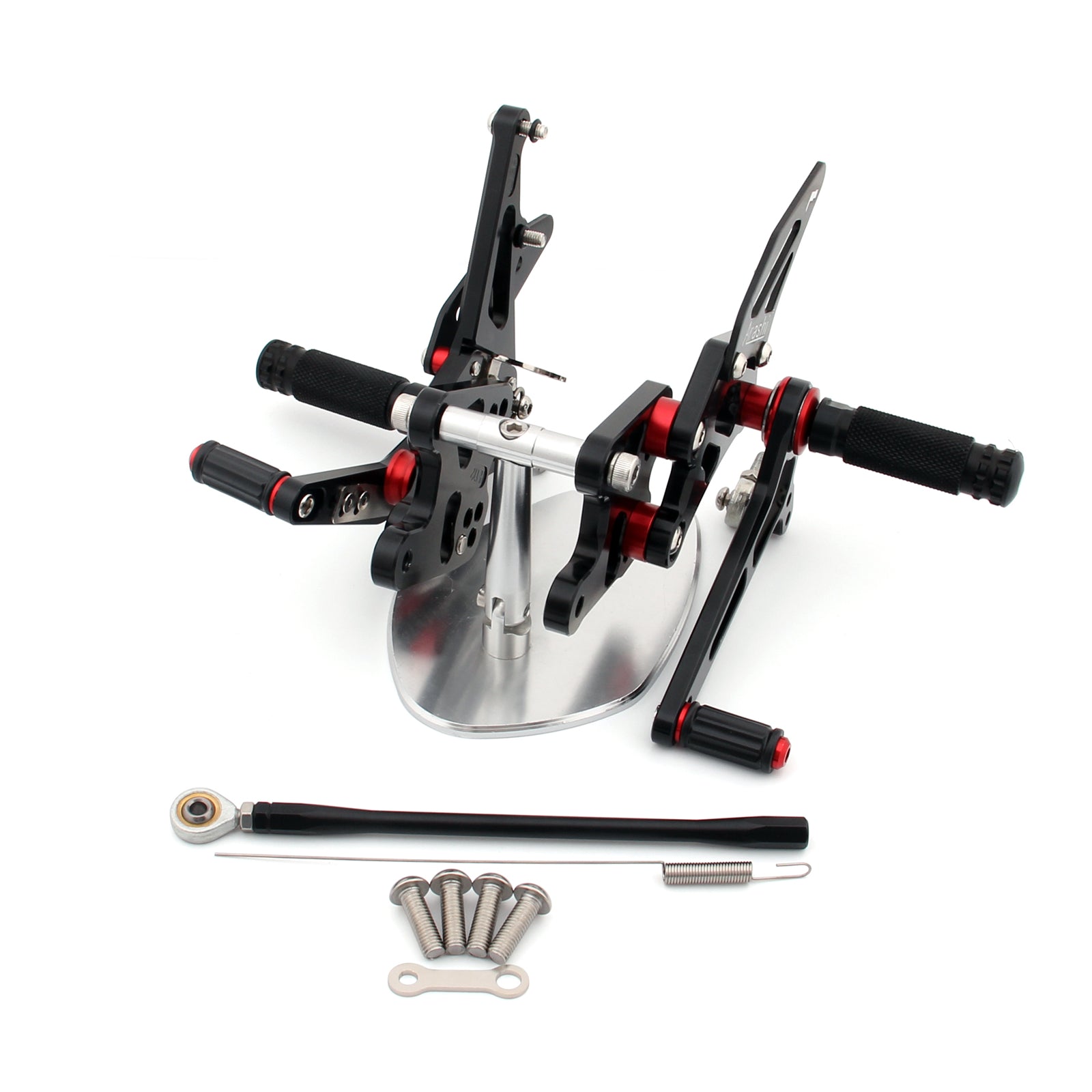 Controlli rimodellati a poggiapiedi posteriori regolabili per Suzuki GSXR1000 GSXR 1000 2007-2008 Generico