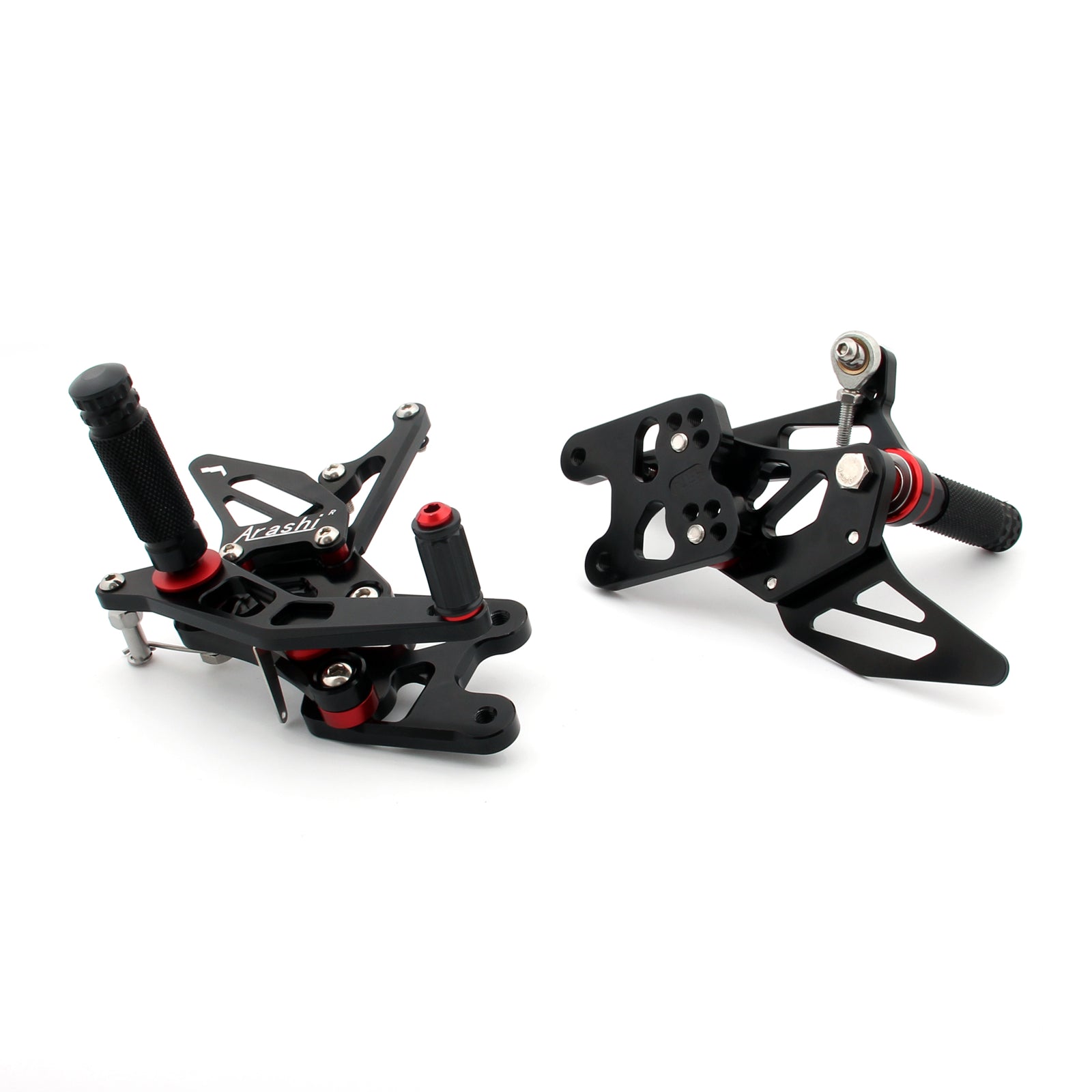 Controlli rimodellati a poggiapiedi posteriori regolabili per Suzuki GSXR1000 GSXR 1000 2007-2008 Generico