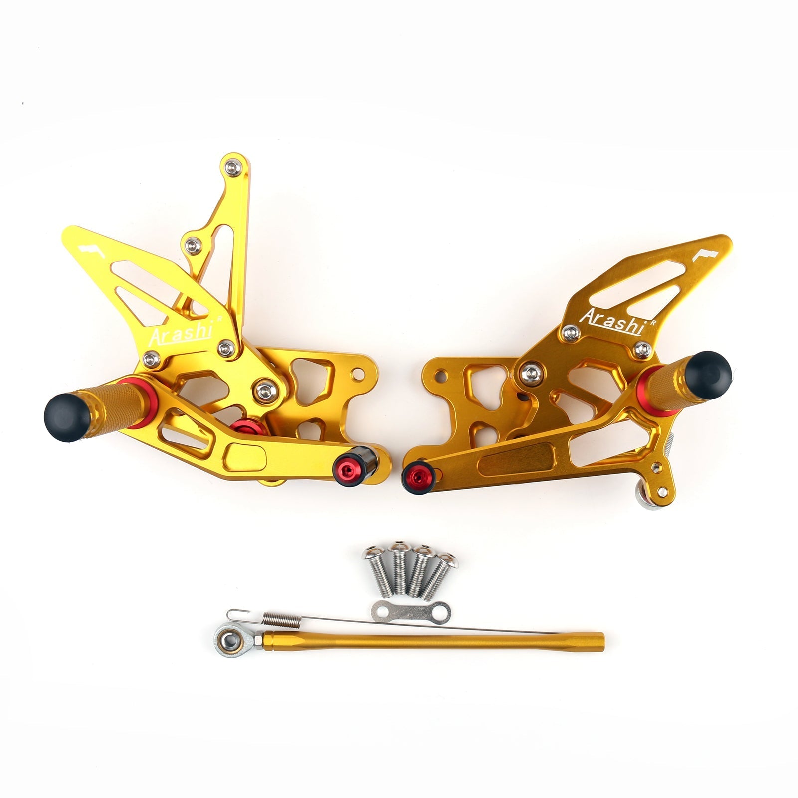 Controlli rimodellati a poggiapiedi posteriori regolabili per Suzuki GSXR1000 GSXR 1000 2007-2008 Generico