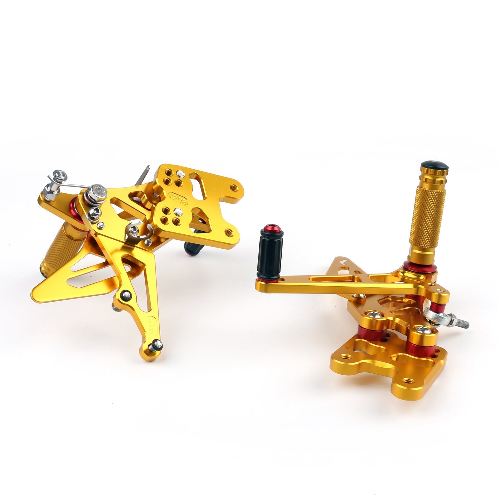 Controlli rimodellati a poggiapiedi posteriori regolabili per Suzuki GSXR1000 GSXR 1000 2007-2008 Generico