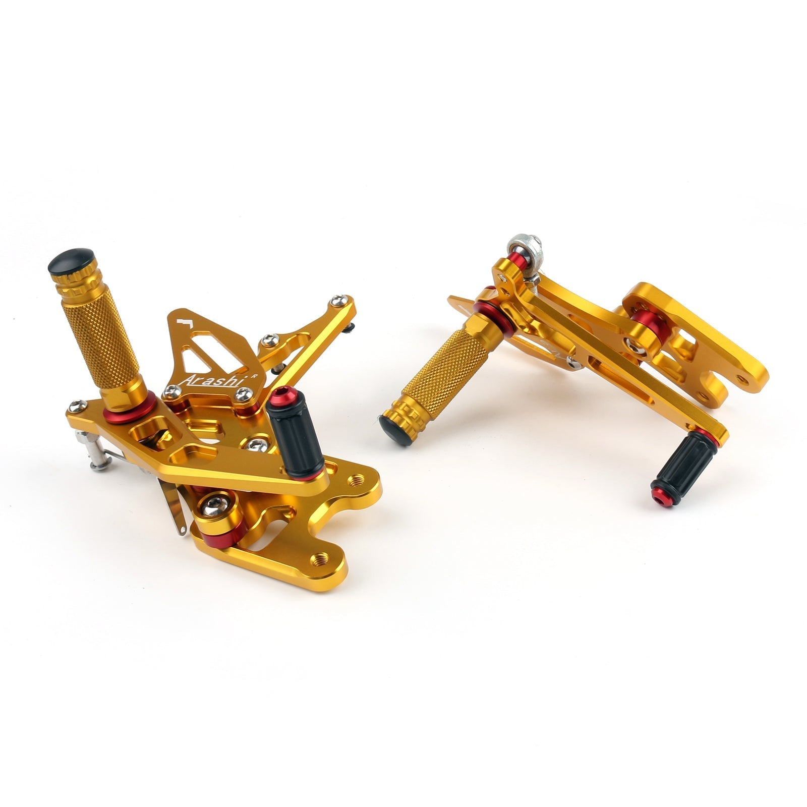 Controlli rimodellati a poggiapiedi posteriori regolabili per Suzuki GSXR1000 GSXR 1000 2007-2008 Generico