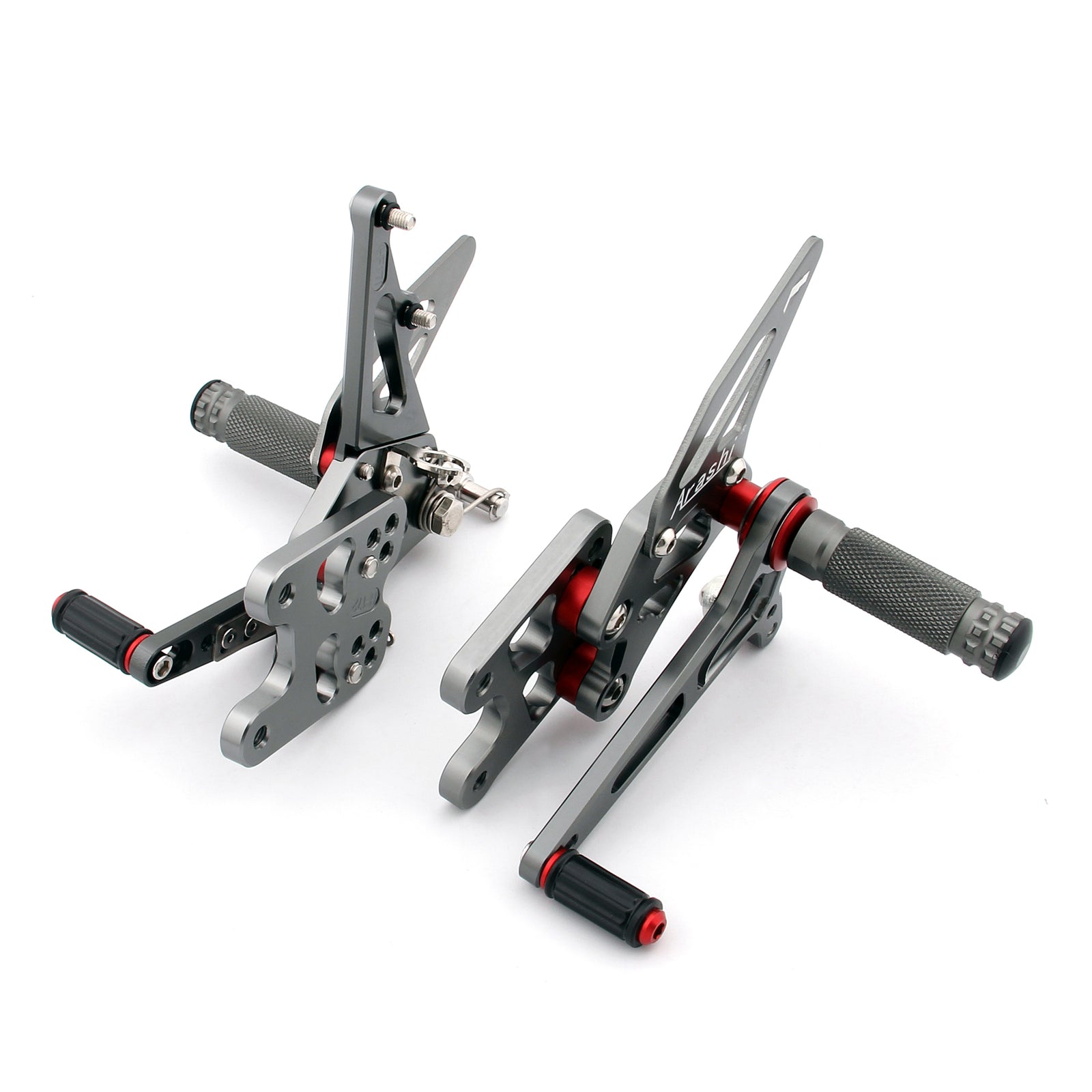 Controlli rimodellati a poggiapiedi posteriori regolabili per Suzuki GSXR1000 GSXR 1000 2007-2008 Generico