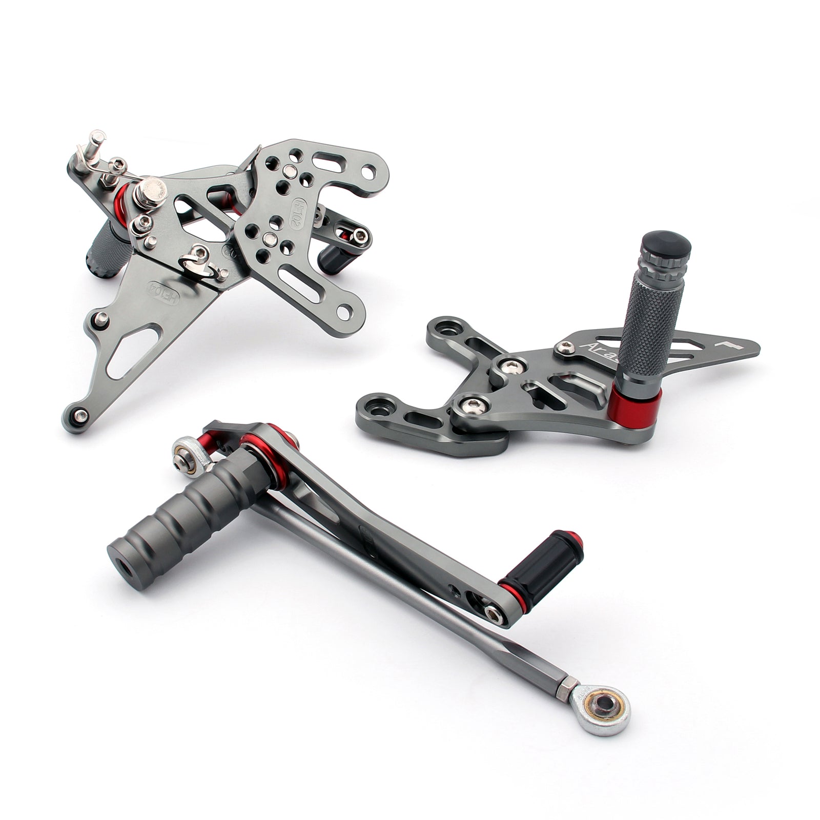 Irrotettavat säätimet säädettävät takajalat Yamaha YZF 1000 R1 2009-2011 Genericille