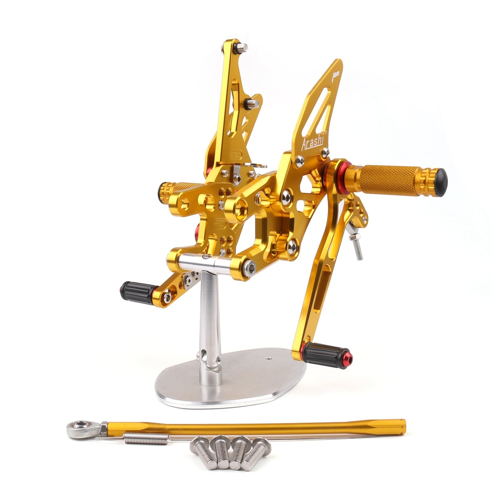 Commandes reculées Repose-pieds arrière réglables pour Kawasaki ZX10R ZX 10R 2004-2005 Générique