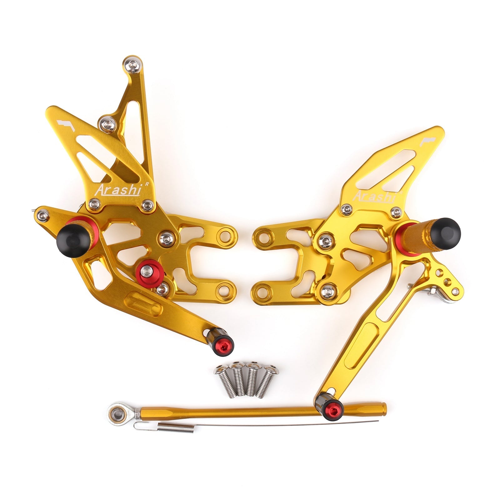 Commandes reculées Repose-pieds arrière réglables pour Kawasaki ZX10R ZX 10R 2004-2005 Générique