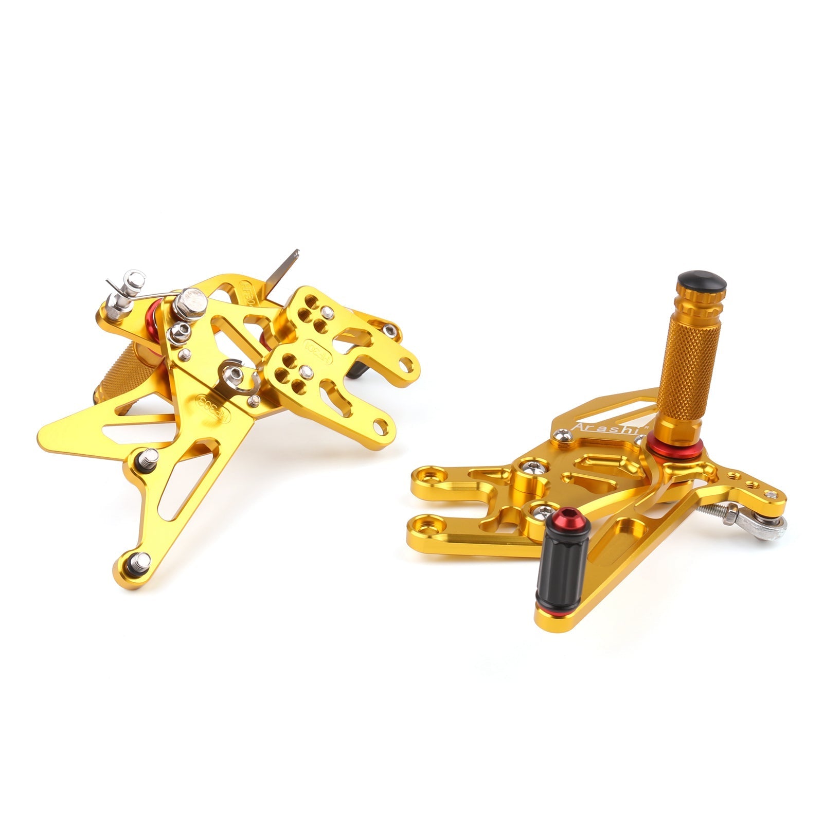 Commandes reculées Repose-pieds arrière réglables pour Kawasaki ZX10R ZX 10R 2004-2005 Générique