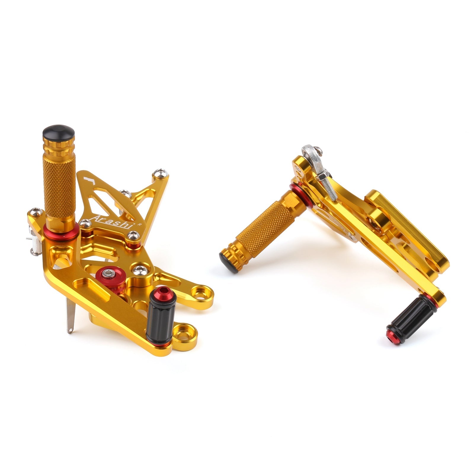 Commandes reculées Repose-pieds arrière réglables pour Kawasaki ZX10R ZX 10R 2004-2005 Générique