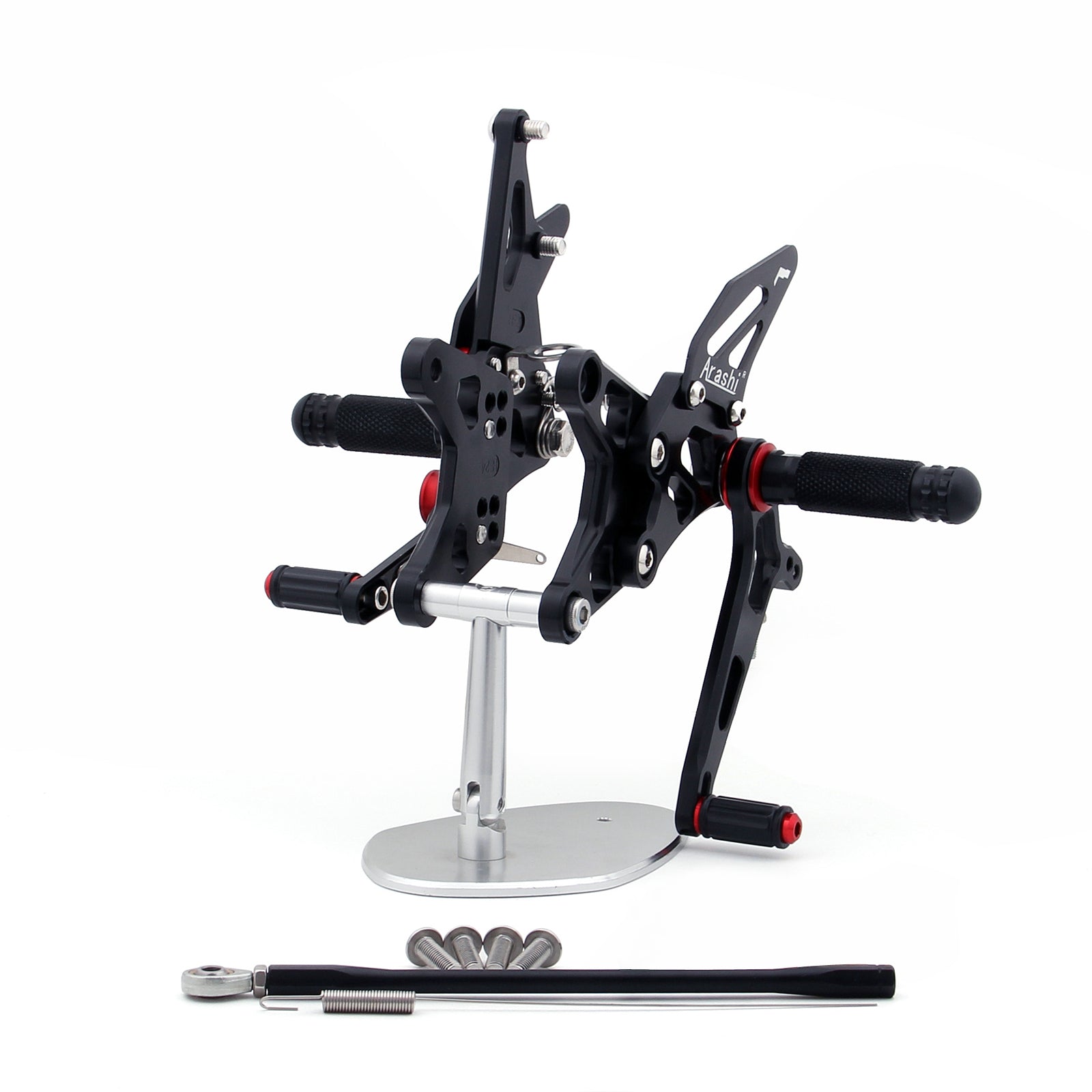 Controlli rimodellati Le poggiapiedi posteriori regolabili per Kawasaki ZX6R ZX 6R 2009-2011 generico