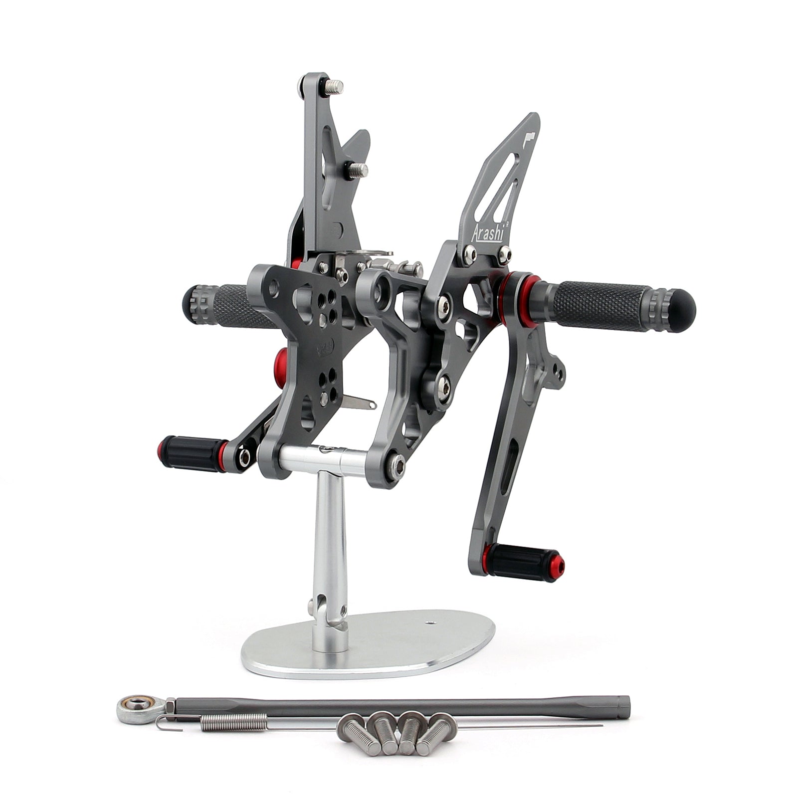 Controlli rimodellati Le poggiapiedi posteriori regolabili per Kawasaki ZX6R ZX 6R 2009-2011 generico