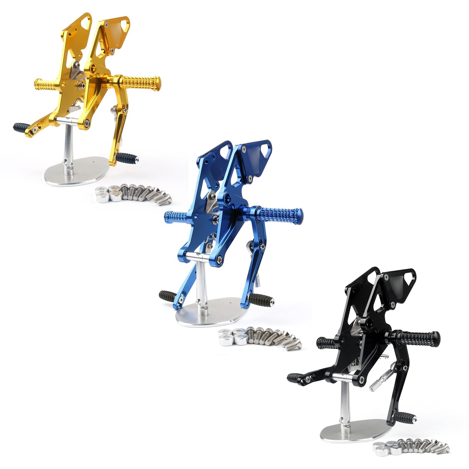 Alumiiniset takasarjat Jalkatapit Jalkatapit Sopivat Yamaha MT07 MT-07 FZ07 2014-2020 Generic