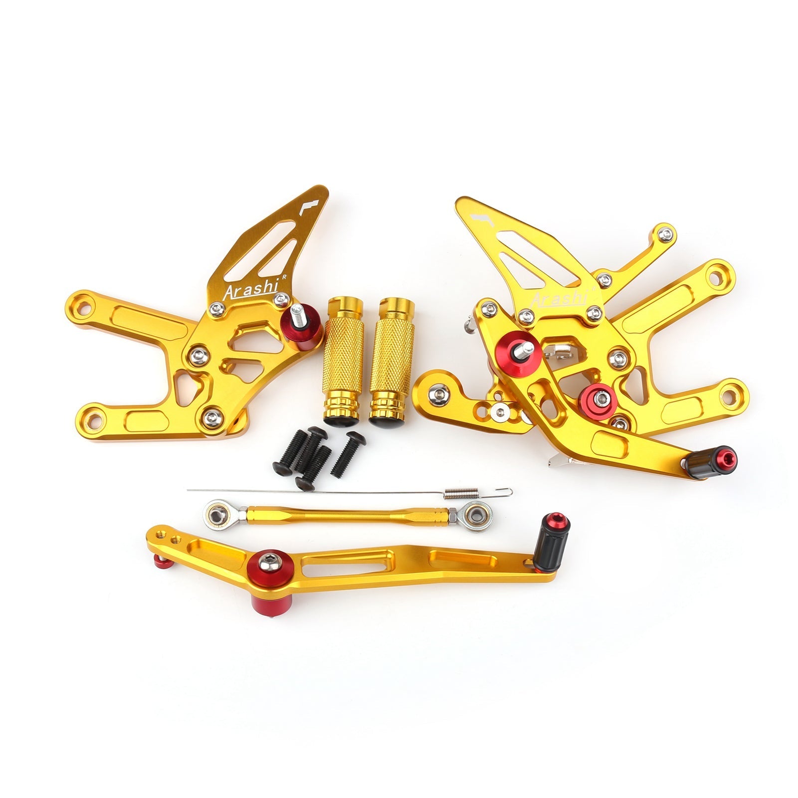 Poggiapiedi regolabili per il telecomando della moto per Yamaha YZF R6 2020 Generico