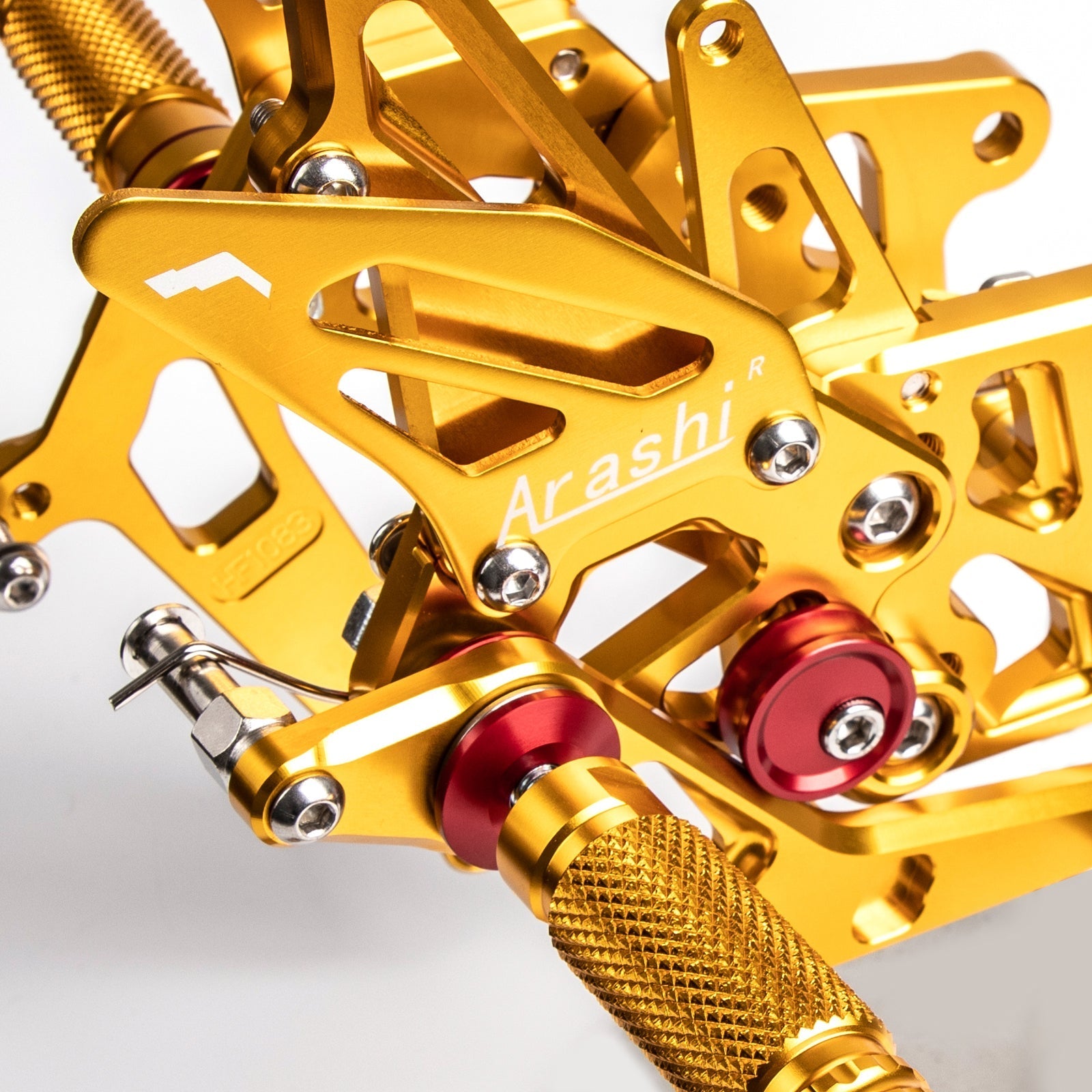 Czarny tylny pedał podnóżka dla Honda CBR600RR ABS 2009-2015 2014 Generic