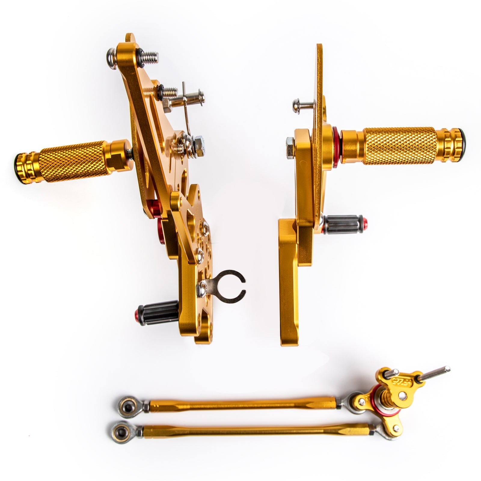 Czarny tylny pedał podnóżka dla Honda CBR600RR ABS 2009-2015 2014 Generic