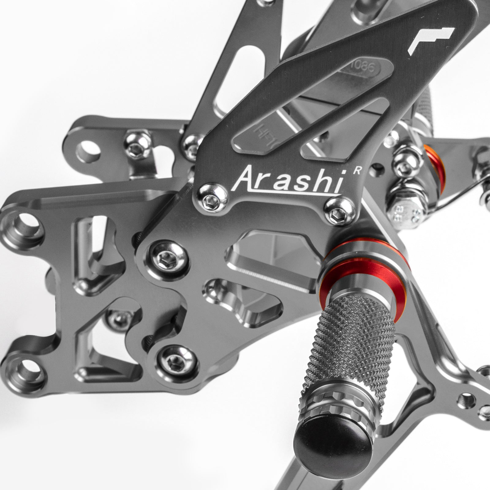 Czarny tylny pedał podnóżka dla Honda CBR600RR ABS 2009-2015 2014 Generic