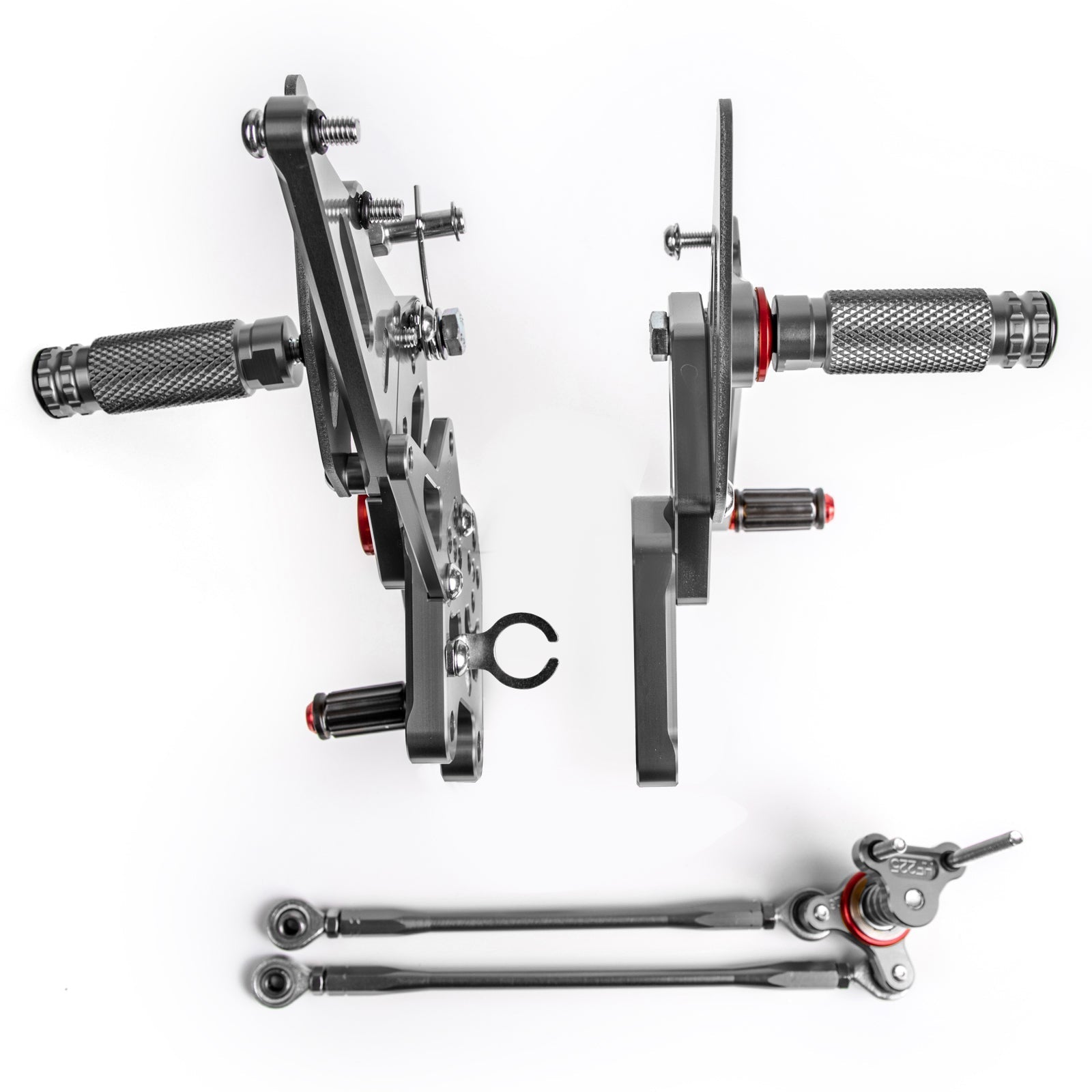 Czarny tylny pedał podnóżka dla Honda CBR600RR ABS 2009-2015 2014 Generic