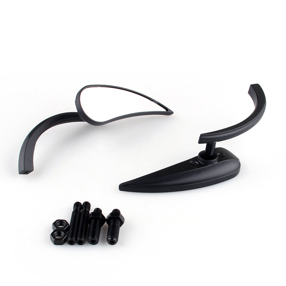 Rétroviseurs Teardrop Chrome Fit Honda Suzuki Kawasaki Victory Harley Generic