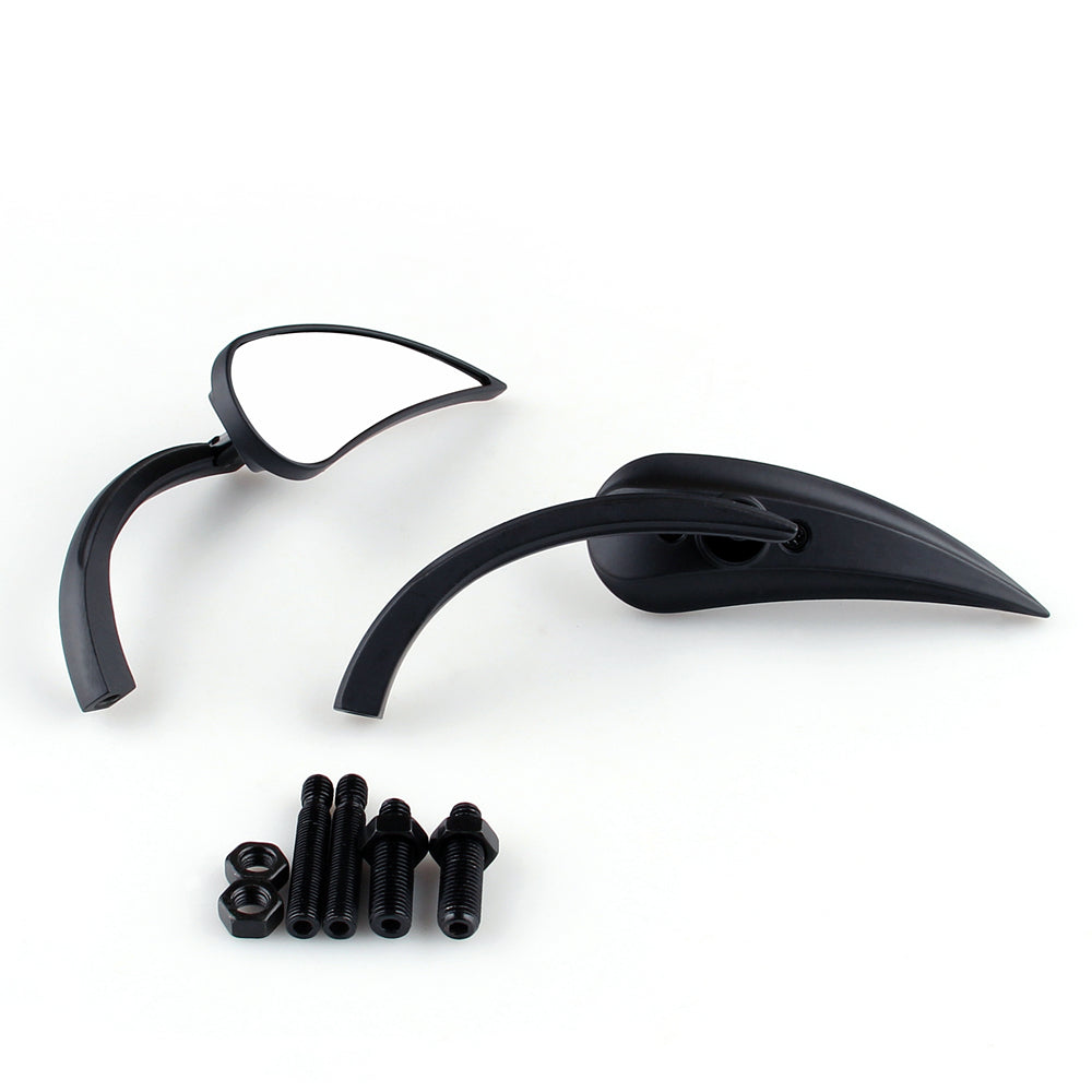 Rétroviseurs Teardrop Chrome Fit Honda Suzuki Kawasaki Victory Harley Generic