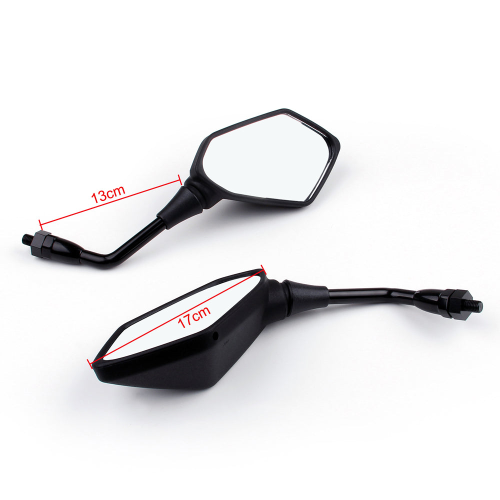 Specchietti per Kawasaki Z1000 Z750 ER-6N ZRX1100 1200 KLE 400 500 Zephyr 1100/750 B Generico
