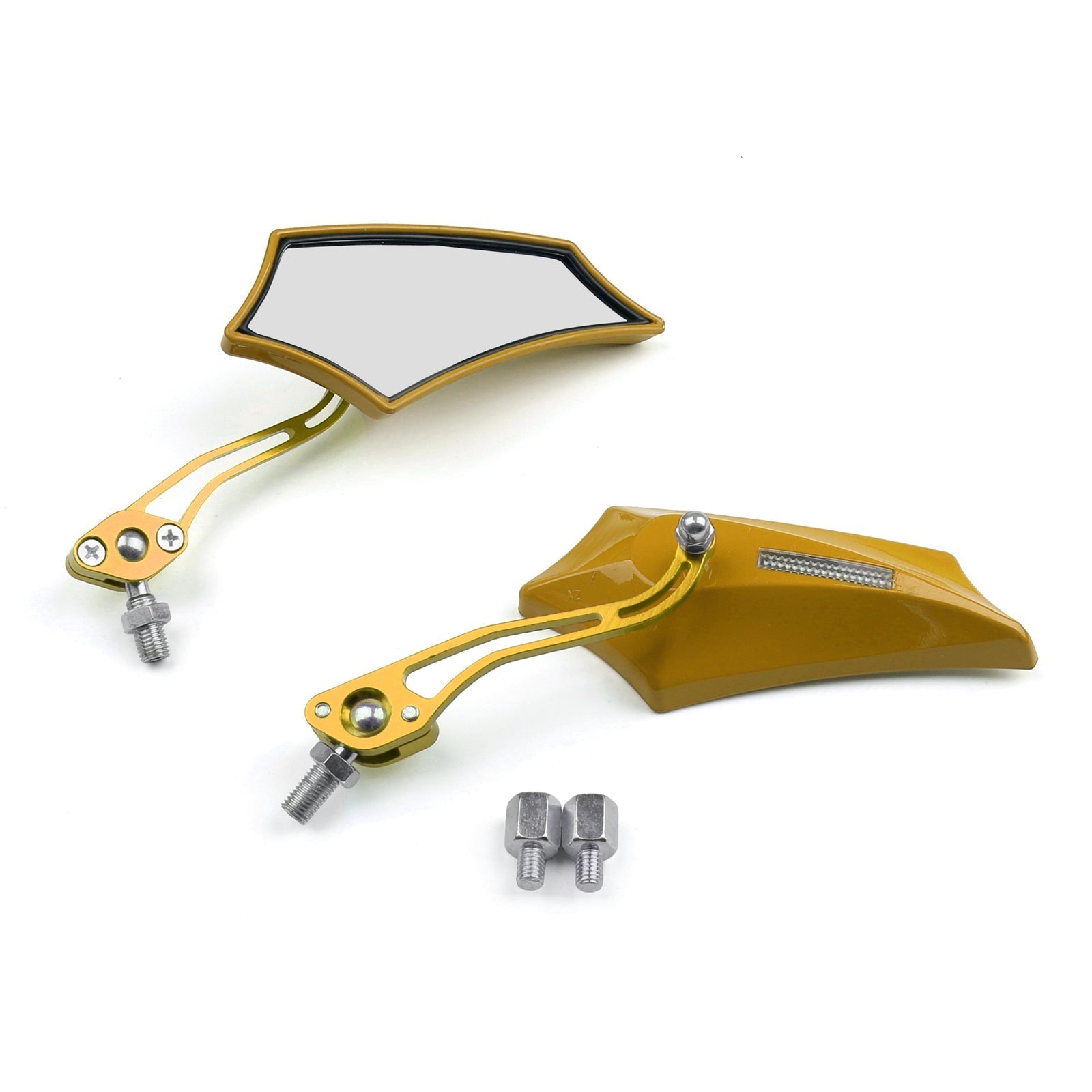 8mm 10mm Moto Chopper Cruiser Street Dirt Bike Rétroviseurs