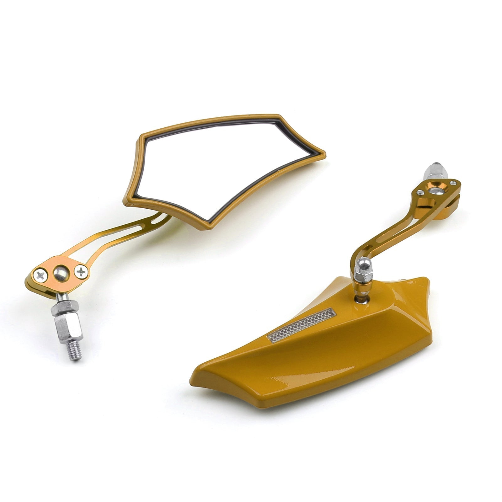 8mm 10mm Moto Chopper Cruiser Street Dirt Bike Rétroviseurs