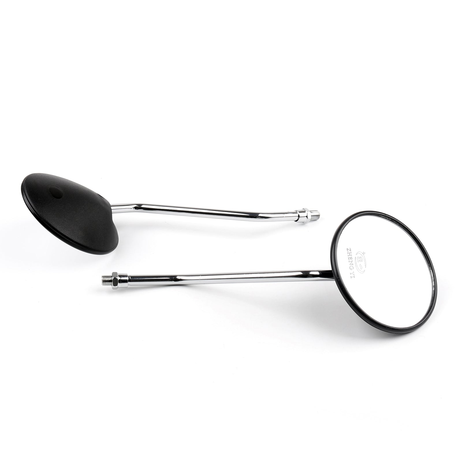 10 mm zwarte zijspiegels voor Honda XR250 XR400 XR600 TLR200 XL100 Generiek