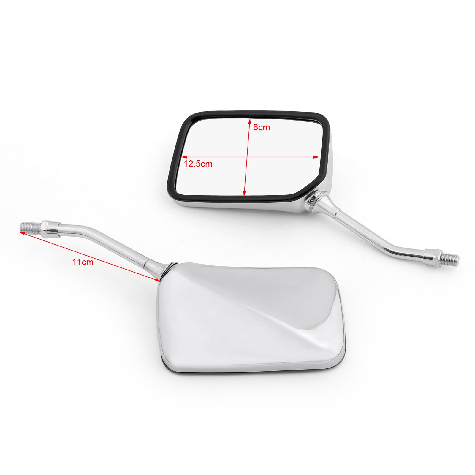 Coppia Specchietti Retrovisori Moto per Honda CA 125 CMX 250 Rebel CM125 VT125 Shadow Generic