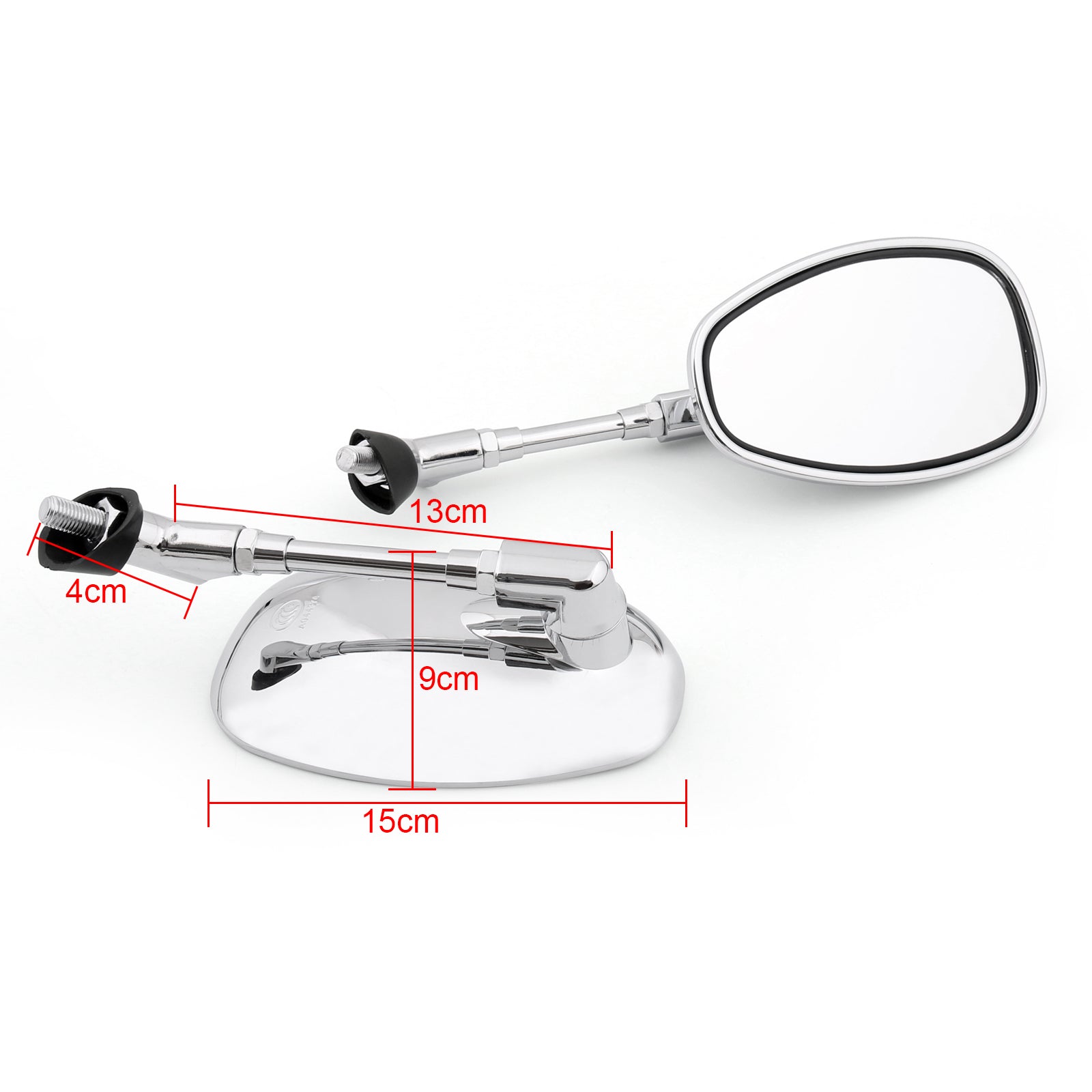 Specchi motociclistici da 10 mm per moto per Suzuki GSF250 Bandit 250/400/600 SV1000 GENERIC